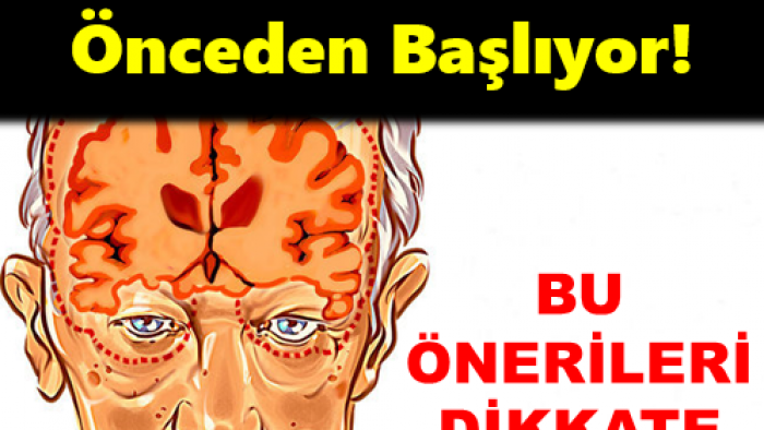 Alzheimer (Alzaymır) Belirtileri 20 Yıl Önceden Başlıyor